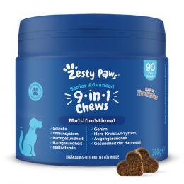 Zesty Paws Senior Advanced 9-in-1 Chews Truthahn -  90 Kautabletten