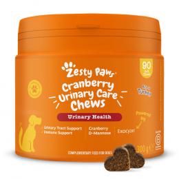 Angebot für Zesty Paws Urinary Care Chews Cranberry - Sparpaket: 2 x 90 Kautabletten - Kategorie Hund / Spezial- & Ergänzungsfutter / Nierendiät / Granulat/Pulver.  Lieferzeit: 1-2 Tage -  jetzt kaufen.