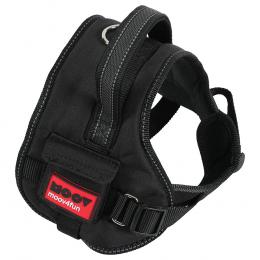 Zolux Moov Verstellbares Hundegeschirr, schwarz - Größe L: 62 - 82 cm Brustumfang