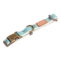 Zolux Taiga Halsband, blau - Größe M: 30 - 51 cm Halsumfang, B 20 mm