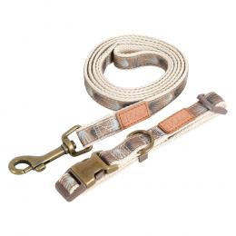 Zolux Taiga Halsband, braun - Größe L: 40 - 65 cm Halsumfang, B 25 mm