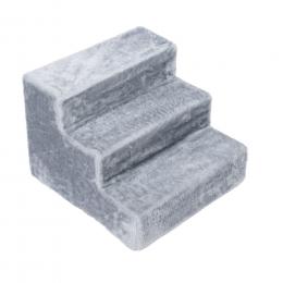zooplus Basics Haustiertreppe Stepway, grau - Größe M: L 40 x B 40 x H 30 cm