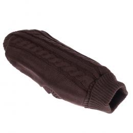 zooplus Basics Hundepullover, braun - ca. 45 cm Rückenlänge