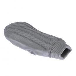 zooplus Basics Hundepullover, grau - ca. 50 cm Rückenlänge