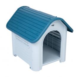 zooplus Basics Kunststoff-Hundehütte - B 72 x T 87 x H 75 cm
