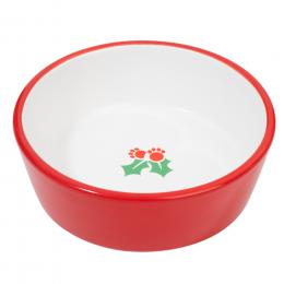 Angebot für zooplus Exclusive Hundenapf X-mas, rot / weiß - 500 ml, Ø 15 cm - Kategorie Hundefutter & Zubehör / Fressnapf / Keramik / -.  Lieferzeit: 1-2 Tage -  jetzt kaufen.