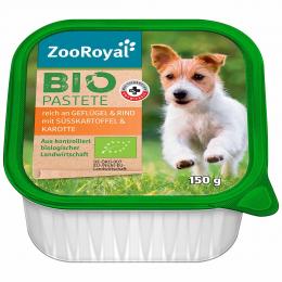 ZooRoyal Bio Pastete Geflügel und Rind mit Süßkartoffel und Karotte 11x150g