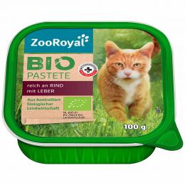 ZooRoyal Bio Pastete reich an Rind mit Leber 100g