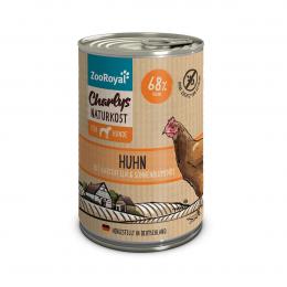 ZooRoyal Charlys Naturkost Huhn, Kartoffeln und Sonnenblumenöl 6x400g