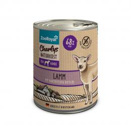 ZooRoyal Charlys Naturkost Lamm mit Kartoffeln und Distelöl 6x800g