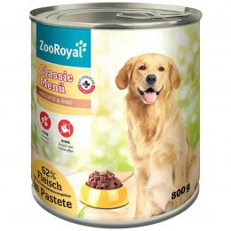 ZooRoyal Classic Menü mit Ente und Rind 4x800 g