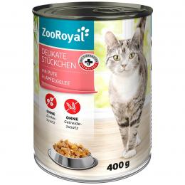ZooRoyal Delikate Stückchen in Apfelgelee 12x400 g