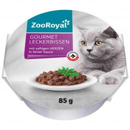 ZooRoyal Gourmet Leckerbissen Herzen in Sauce 12x85g
