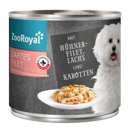 ZooRoyal Hühnerfilet mit Lachs und Karotten 6x140g