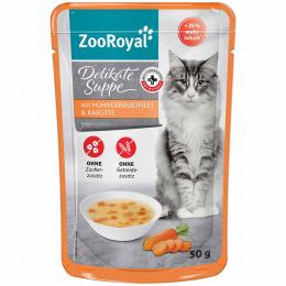 ZooRoyal Katzensuppe Huhn und Karotte 16x50 g