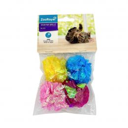 ZooRoyal Knisterbälle 4er-Pack