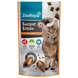 ZooRoyal Knusperkissen reich an Huhn 6x70 g
