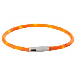ZooRoyal LED Leuchthalsband USB orange