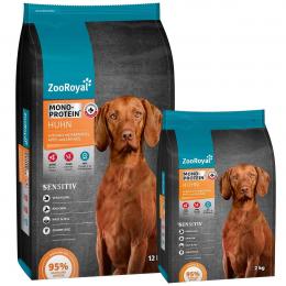 ZooRoyal Monoprotein Huhn Trockenfutter 2x12kg